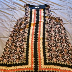 Sleeve less aline dress